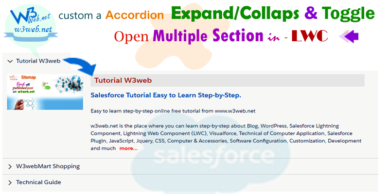 lightning:accordion multiple open sections in lwc -- www.w3web.net
