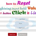 How to reset lightning input field values on button click dynamic JavaScript method function Uses of “lightning-record-edit-form” & “lightning-input-field” in Lightning Web Component — LWC | How to clear lightning-input on click in lwc