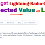 How to create horizontal tabs uses of selected radio group button in Lightning Web Component – LWC | How to create radio group button functionality horizontal tabs uses of the “lightning-radio-group” selected value in LWC – Salesforce Lightning Web Component