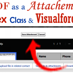 Save the Attachment as PDF using Apex Class and Visualforce Page on click button in Salesforce | How to save instantly my pdf visualforcepage as a file/attachment on click button in Salesforce | Rendering a VF page as PDF and saving it as an attachement in Salesforce