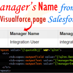 How to find Quote owner manager’s Name and Email using apex soql query in Visualforce Salesforce | How to Get Lookup manager Name/Email from User object in Visualforce Page | How to access Owner’s Manager Email/Name fields in a SOQL query Salesforce