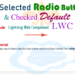 get selected radio button value and checked default in lwc -- w3web.net