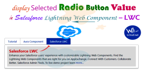 get value of radio is checked in lightning web component -- w3web.net
