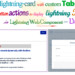 create lightning-card container with custom tab in lwc -- w3web.net