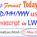 convert datetime to date in lwc -- w3web.net